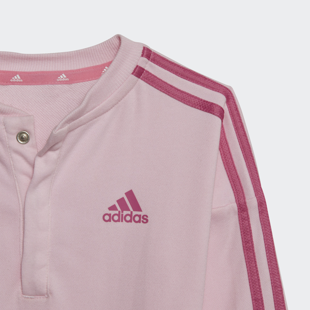 Adidas Essentials 3-Streifen French Terry Einteiler – Genderneutral. 4