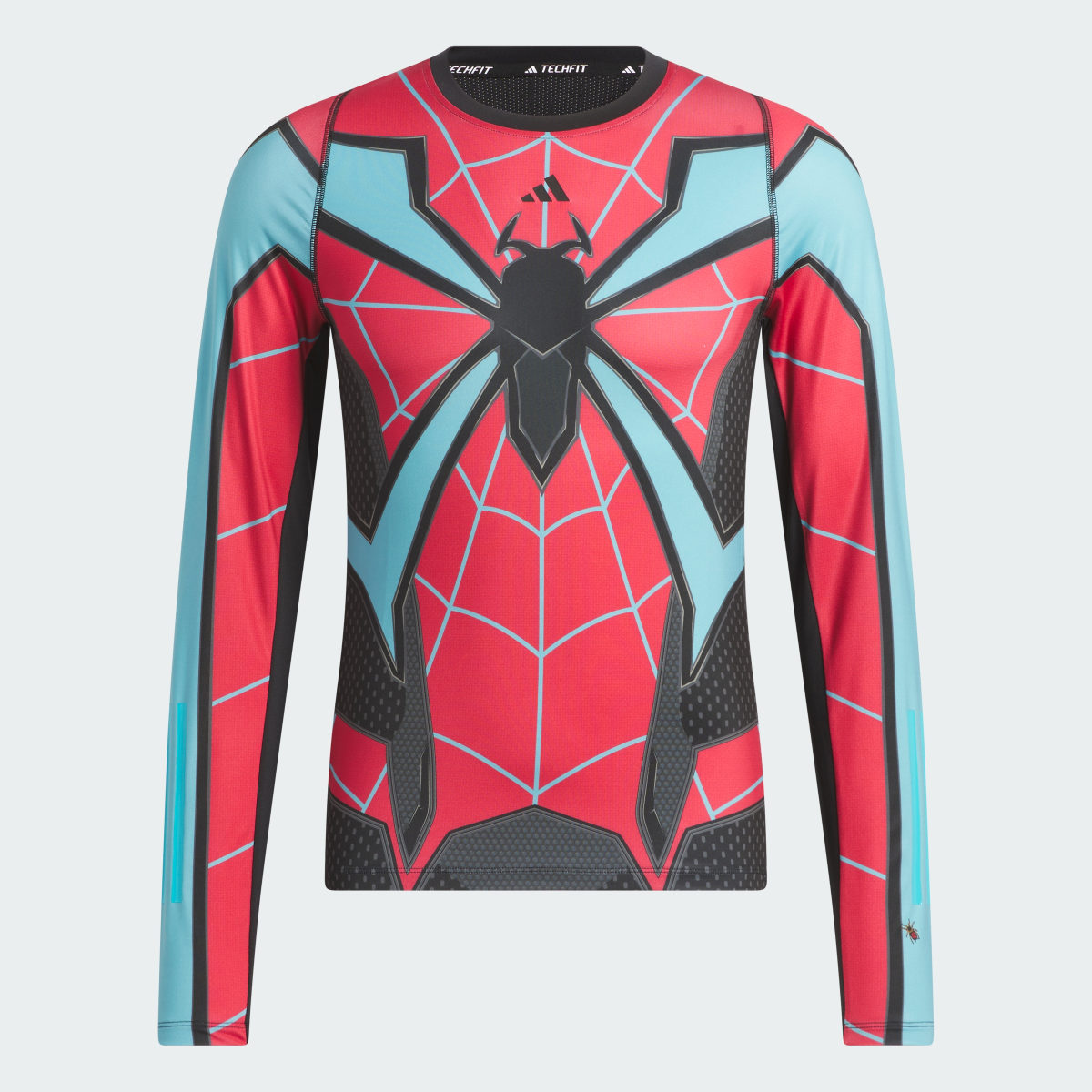 Adidas Techfit Evolved Long Sleeve Compression Spider-Man Top. 5