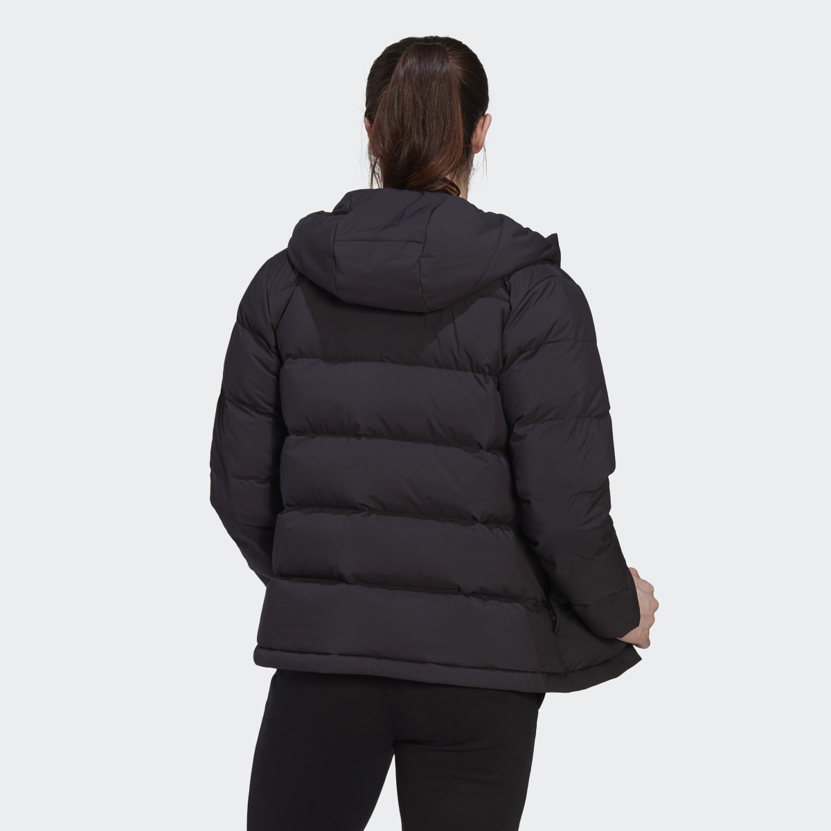 Adidas Helionic Hooded Daunenjacke. 4