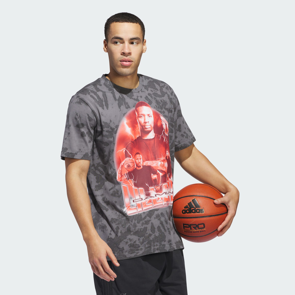 Adidas Dame Tunnel Graphic Tee. 4