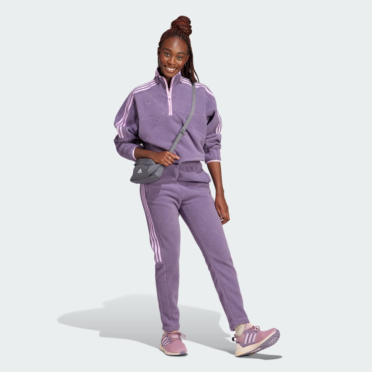 Adidas Bluza Tiro Half-Zip Fleece. 4