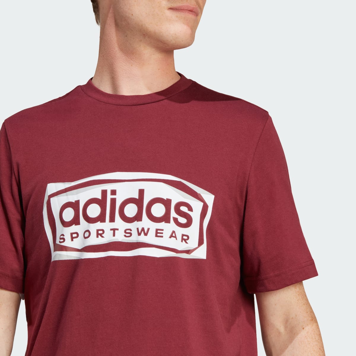 Adidas Playera Gráfica Folded Sportswear. 6