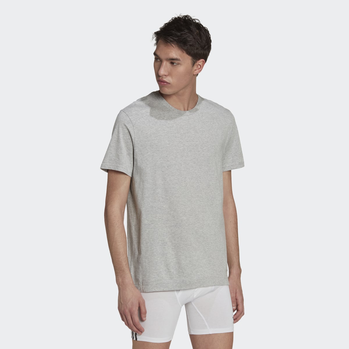 Adidas Comfort Core Cotton Crewneck T-Shirt Underwear. 4