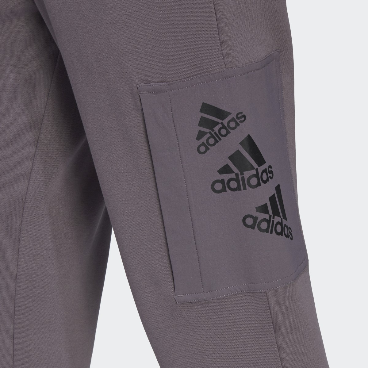 Adidas Essentials BrandLove Fleece Joggers. 5