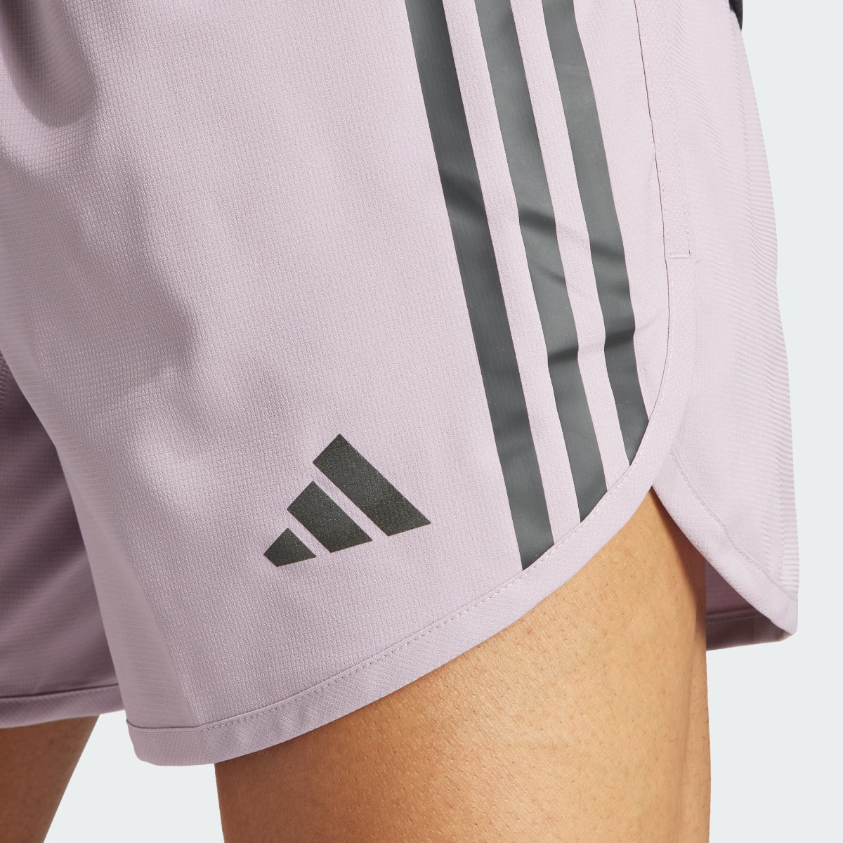 Adidas Own the Run 3-Stripes Shorts. 5