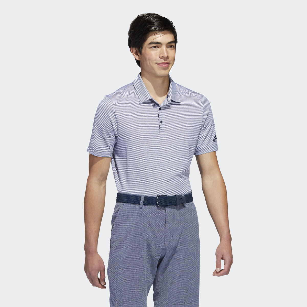 Adidas Ottoman Stripe Polo Shirt. 4