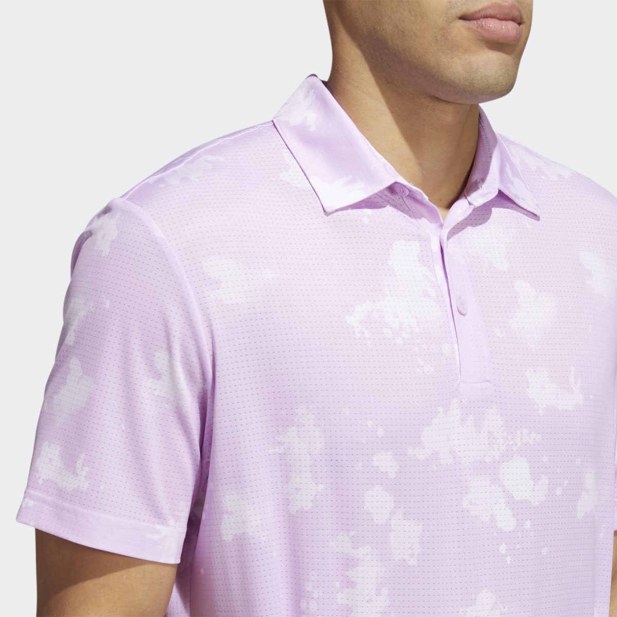 Adidas Splatter-Print Golf Polo Shirt. 7