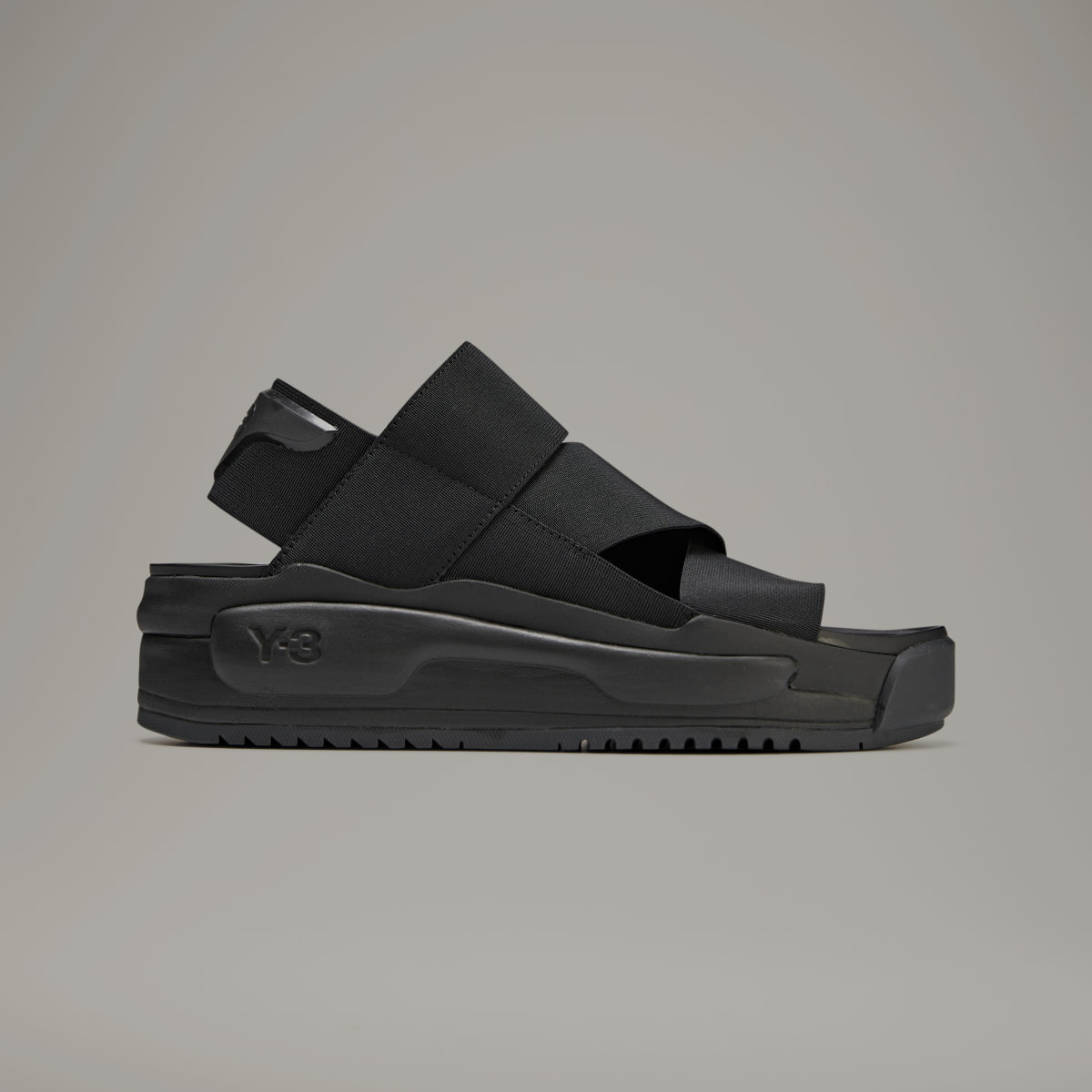 Amazon.com | Y-3 Women's Rivalry Sandals, Black/Black/Black