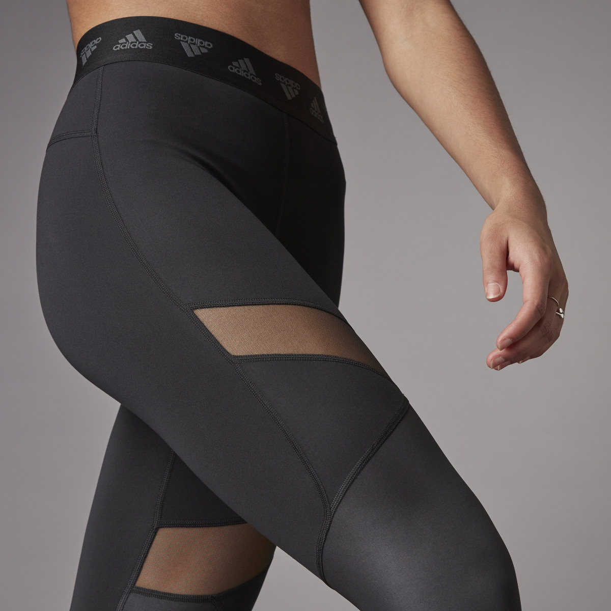 Adidas Hyperglam High-Rise Long Leggings. 5