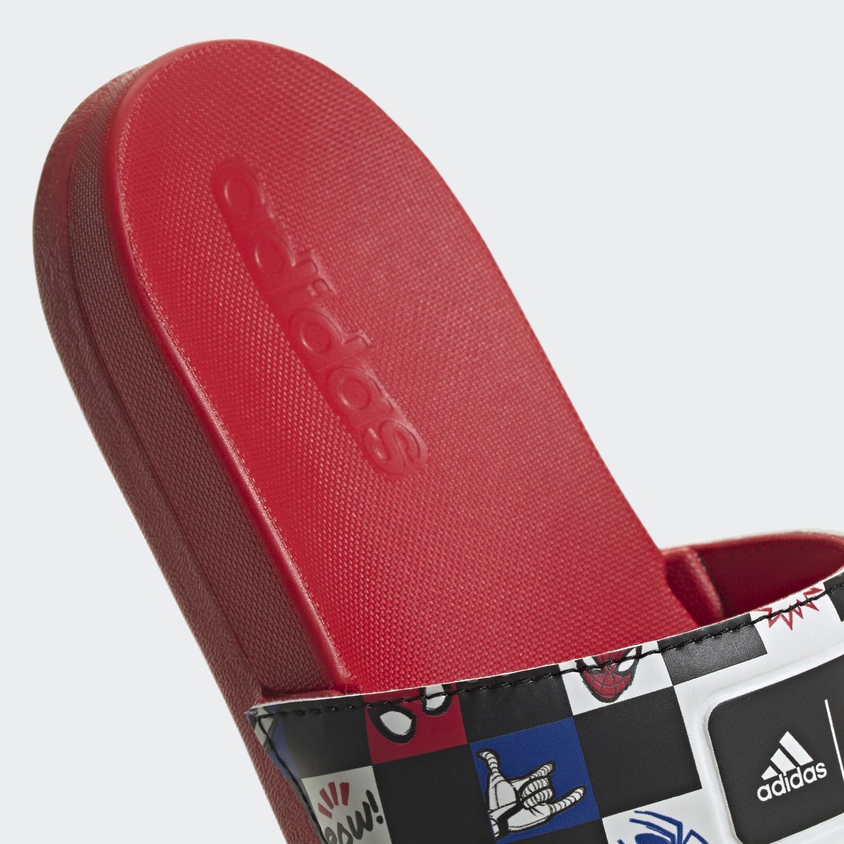 Adidas x Disney Adilette Comfort Spider-Man Slides. 10