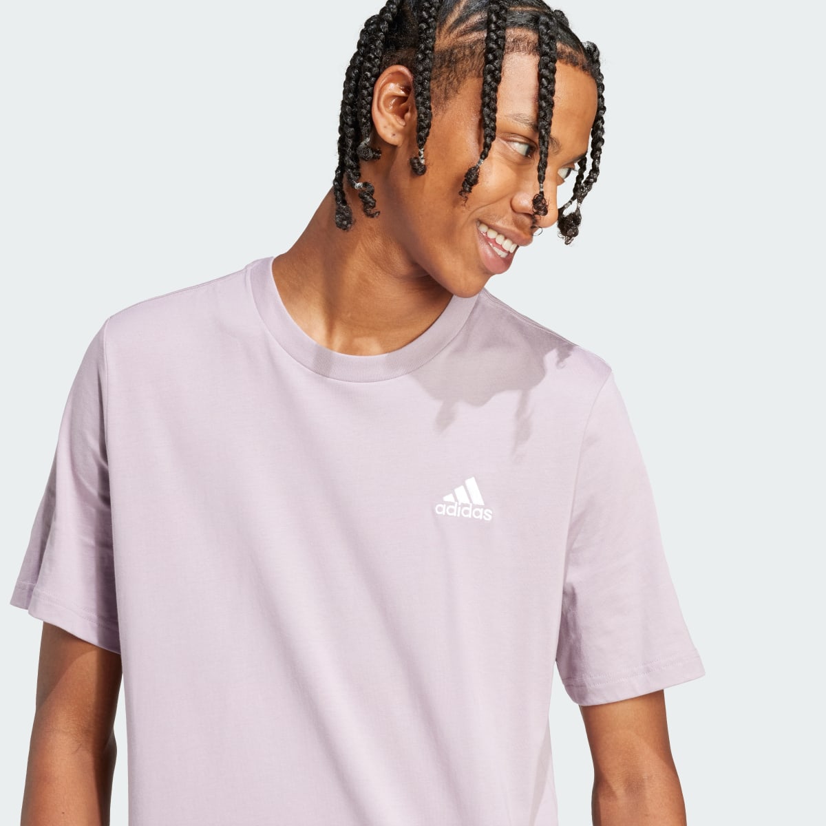 Adidas Essentials Single Jersey Embroidered Small Logo Tee. 6