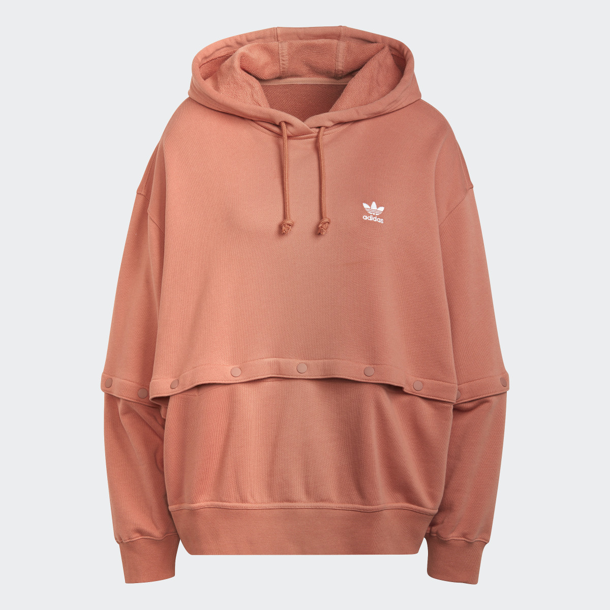 Adidas Always Original Snap-Button Hoodie. 10