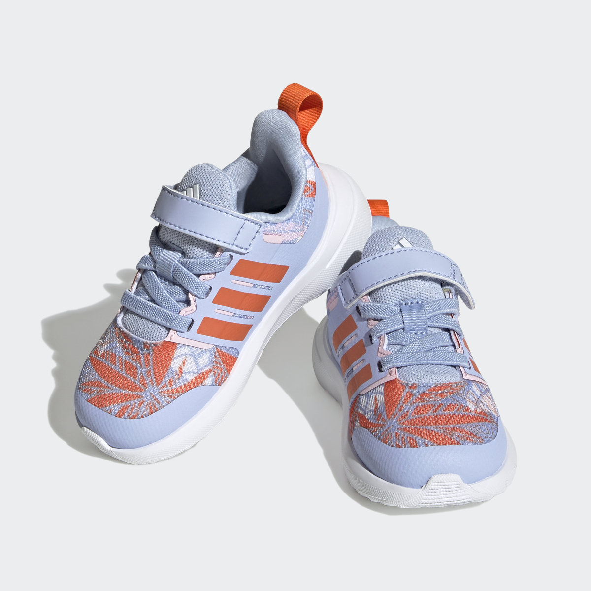 Adidas Chaussure à lacets élastiques et scratch sur le dessus adidas x Disney FortaRun 2.0 Moana Cloudfoam. 5