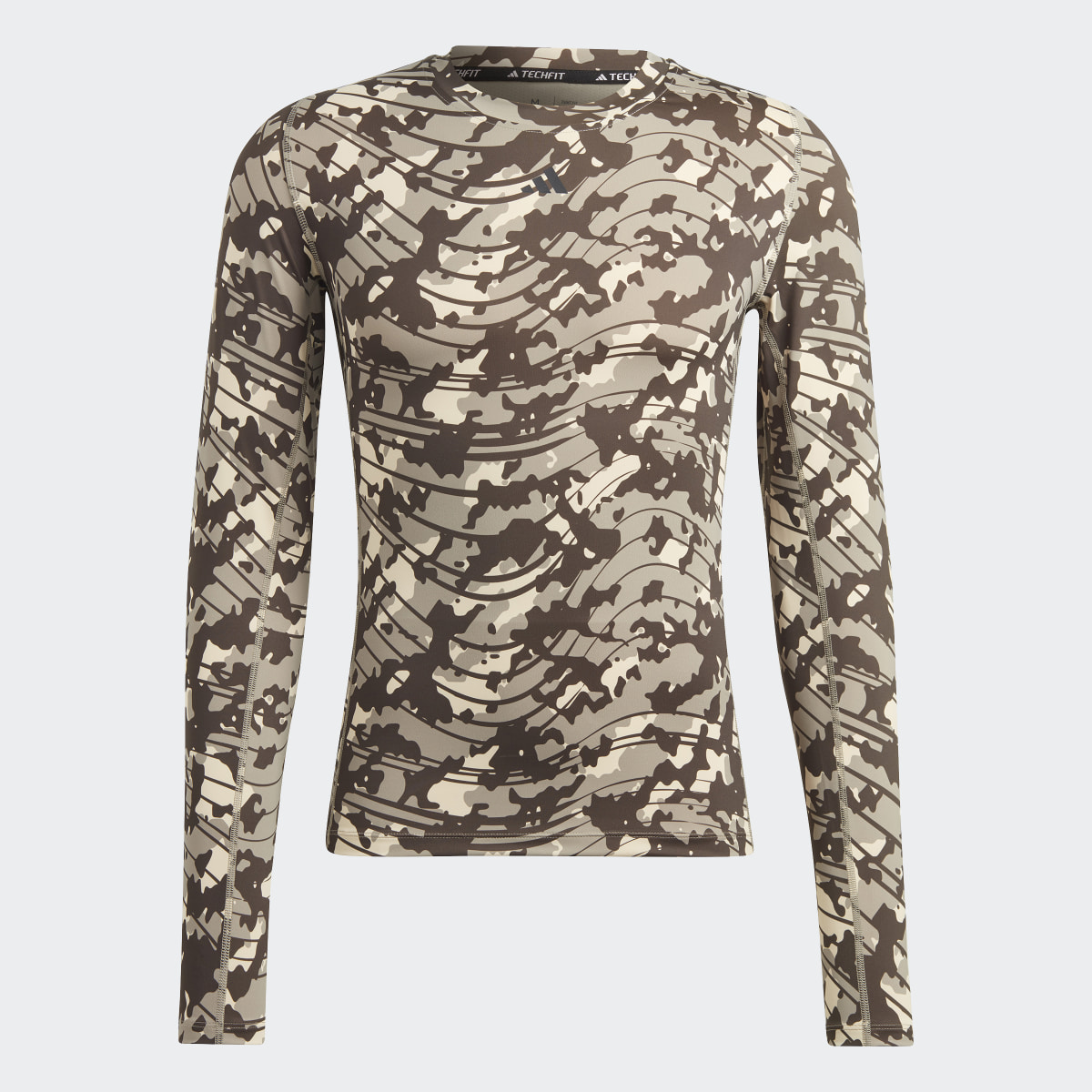 Adidas Techfit Allover Print Training Longsleeve. 5