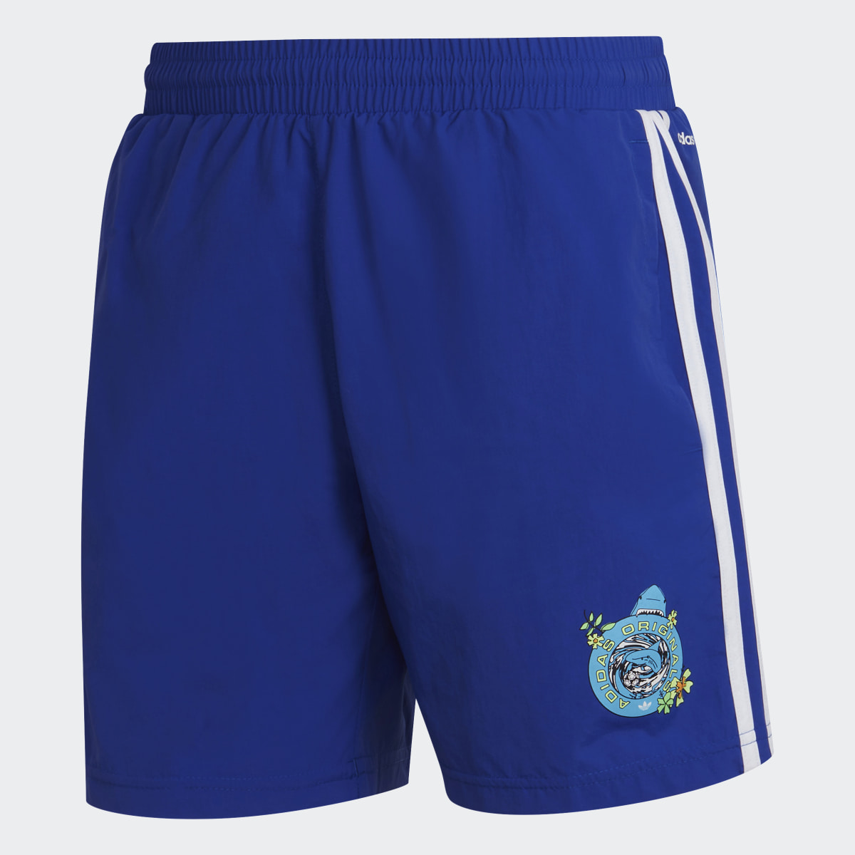 Adidas Graphic Stoked Fish Badeshorts. 4