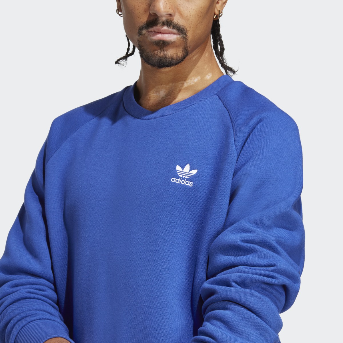 Adidas Trefoil Essentials Crewneck Sweatshirt. 6