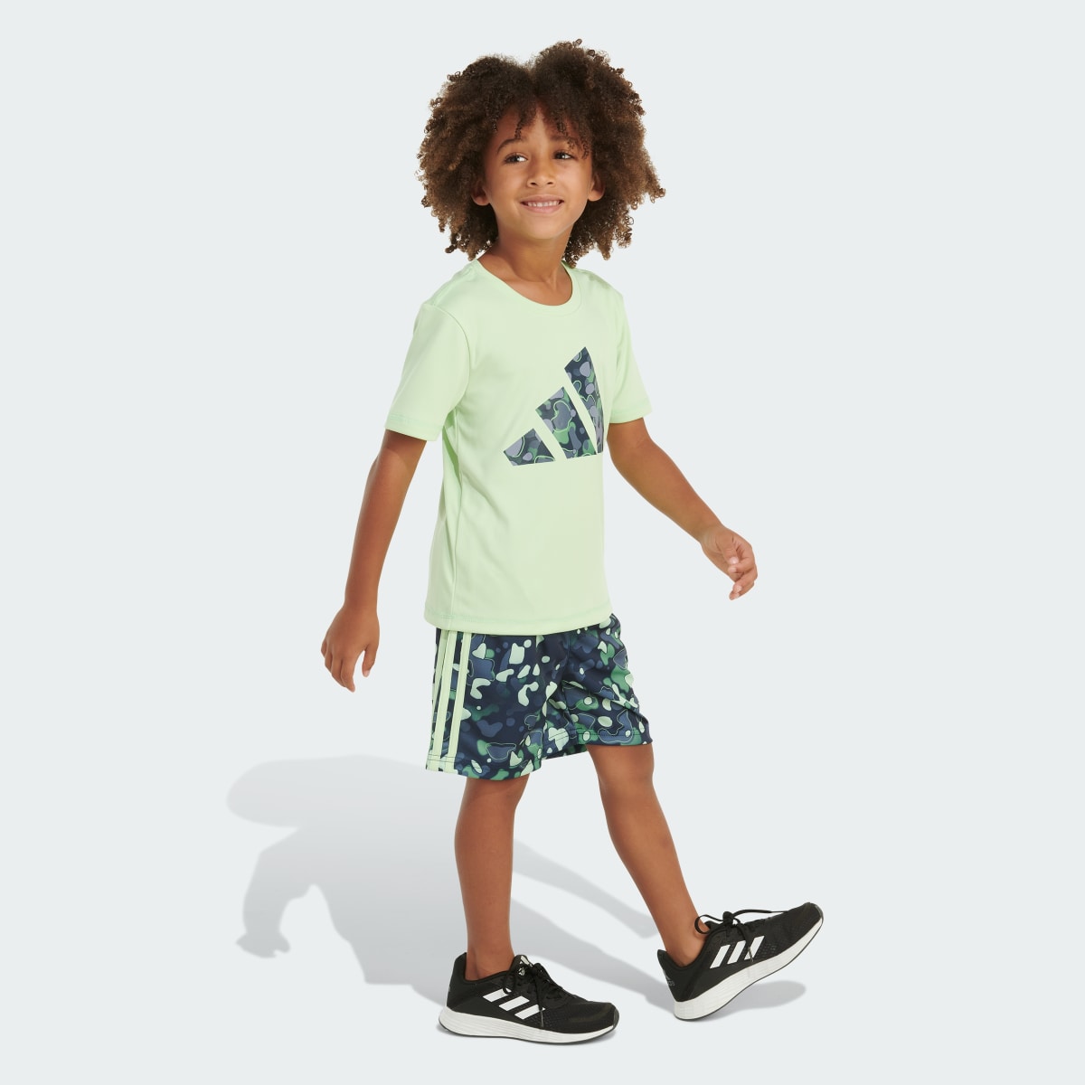 Adidas POLY C TEE AOP 3S SHORT SET. 5