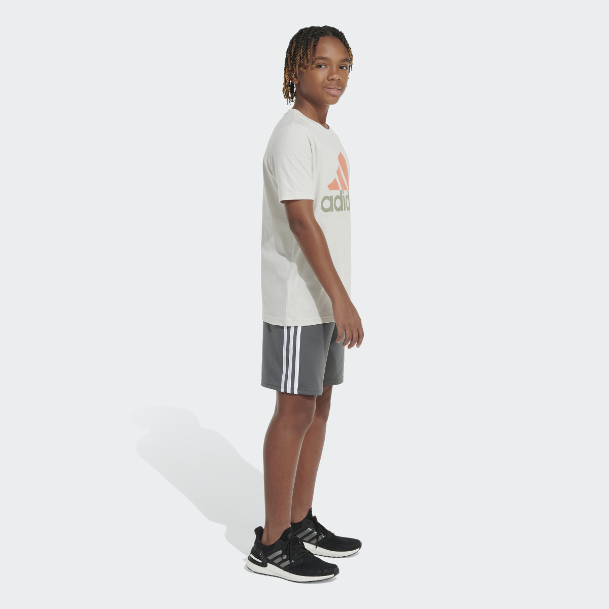 Adidas Short Sleeve 2-Tone Sportswear Logo Tee. 6