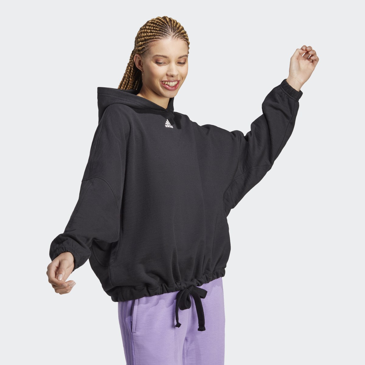 Adidas Camisola Oversize com Capuz Dance. 4