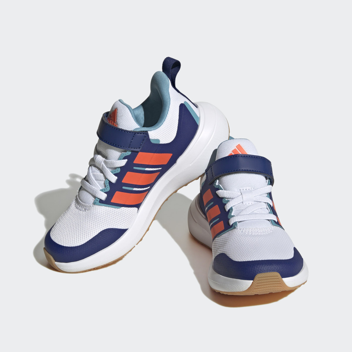 Adidas Chaussure à lacets élastiques et scratch FortaRun 2.0 Cloudfoam. 5