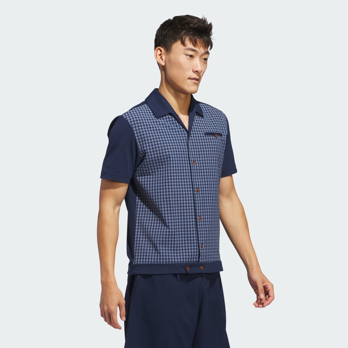 Adidas x Malbon Button Polo Shirt. 4