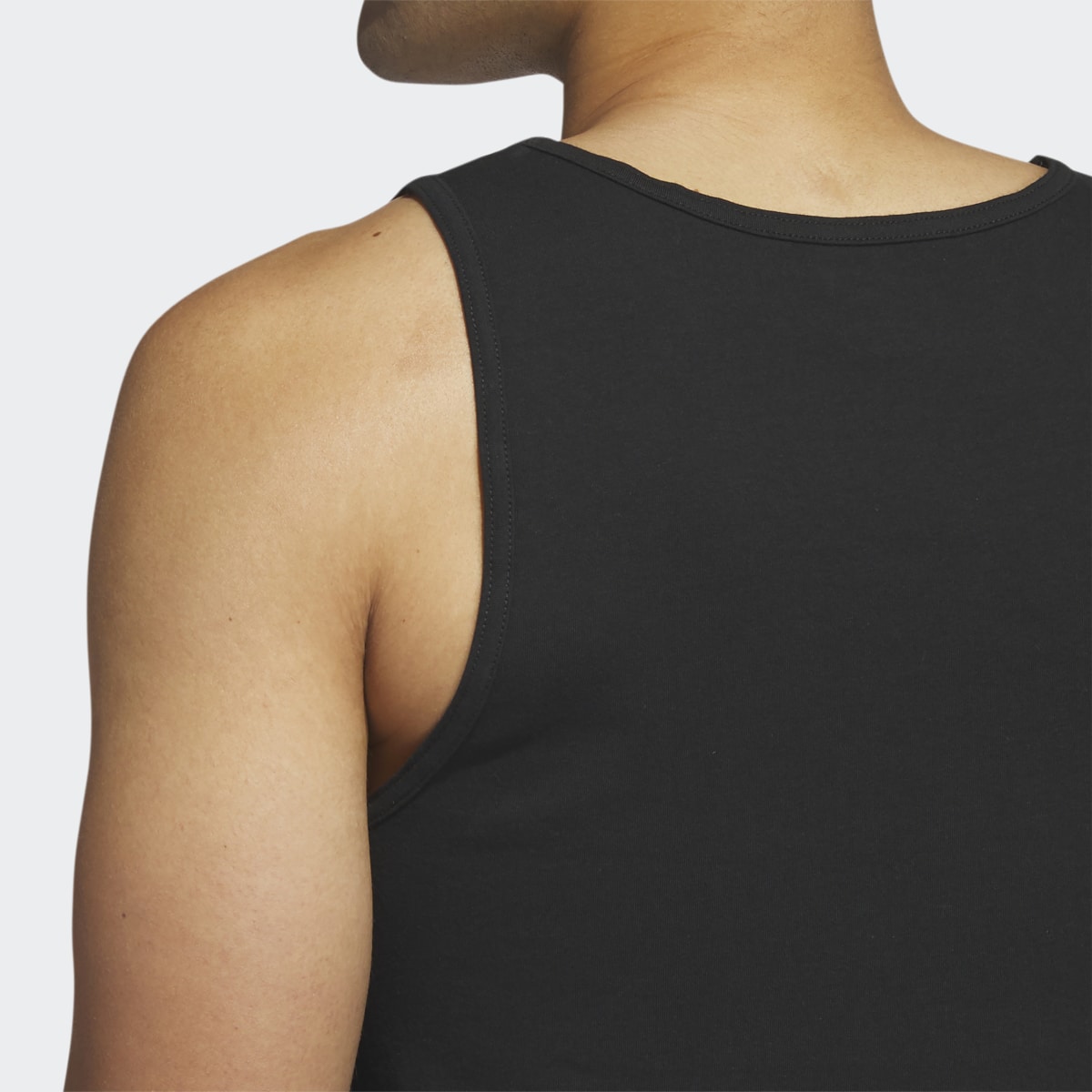 Adidas Stretch Cotton Ribbed Tank Top 2-Pack. 7