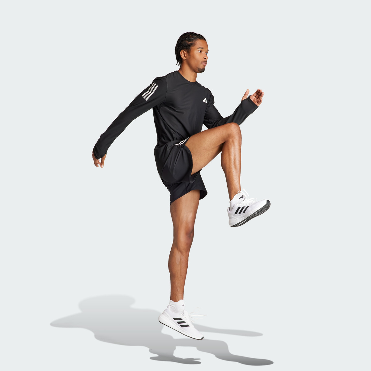 Adidas Own The Run Long Sleeve Tee. 4