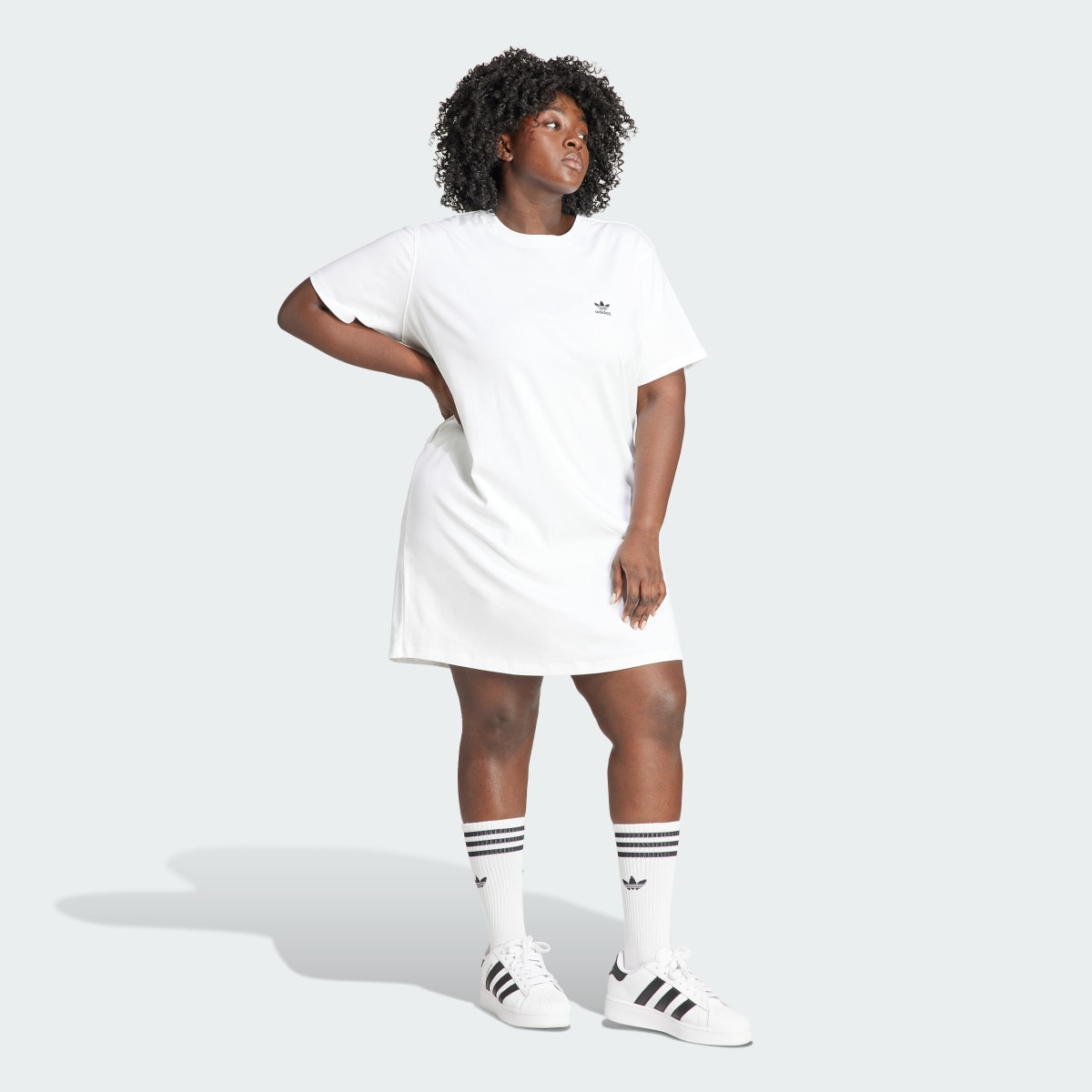 Adidas Trefoil Dress (Plus Size). 4