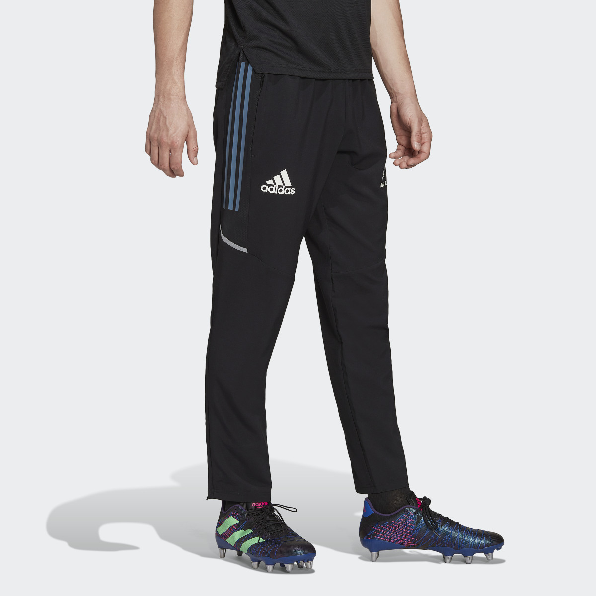 Adidas Calças de Apresentação Primeblue All Blacks. 4