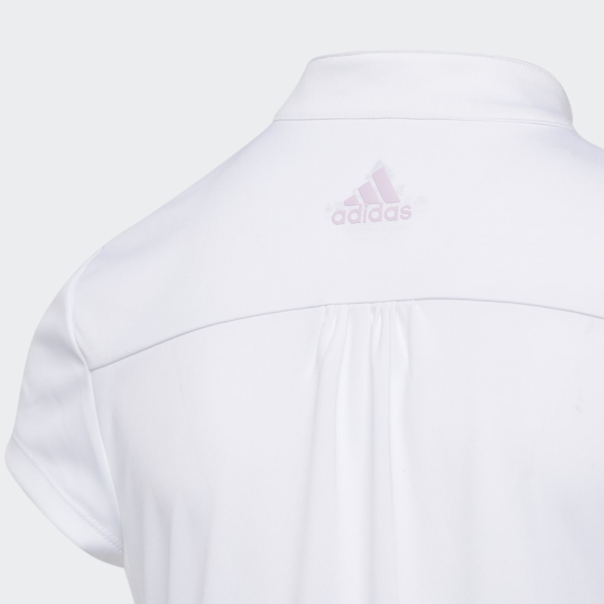 Adidas HEAT.RDY Golf Mock Polo Shirt. 5