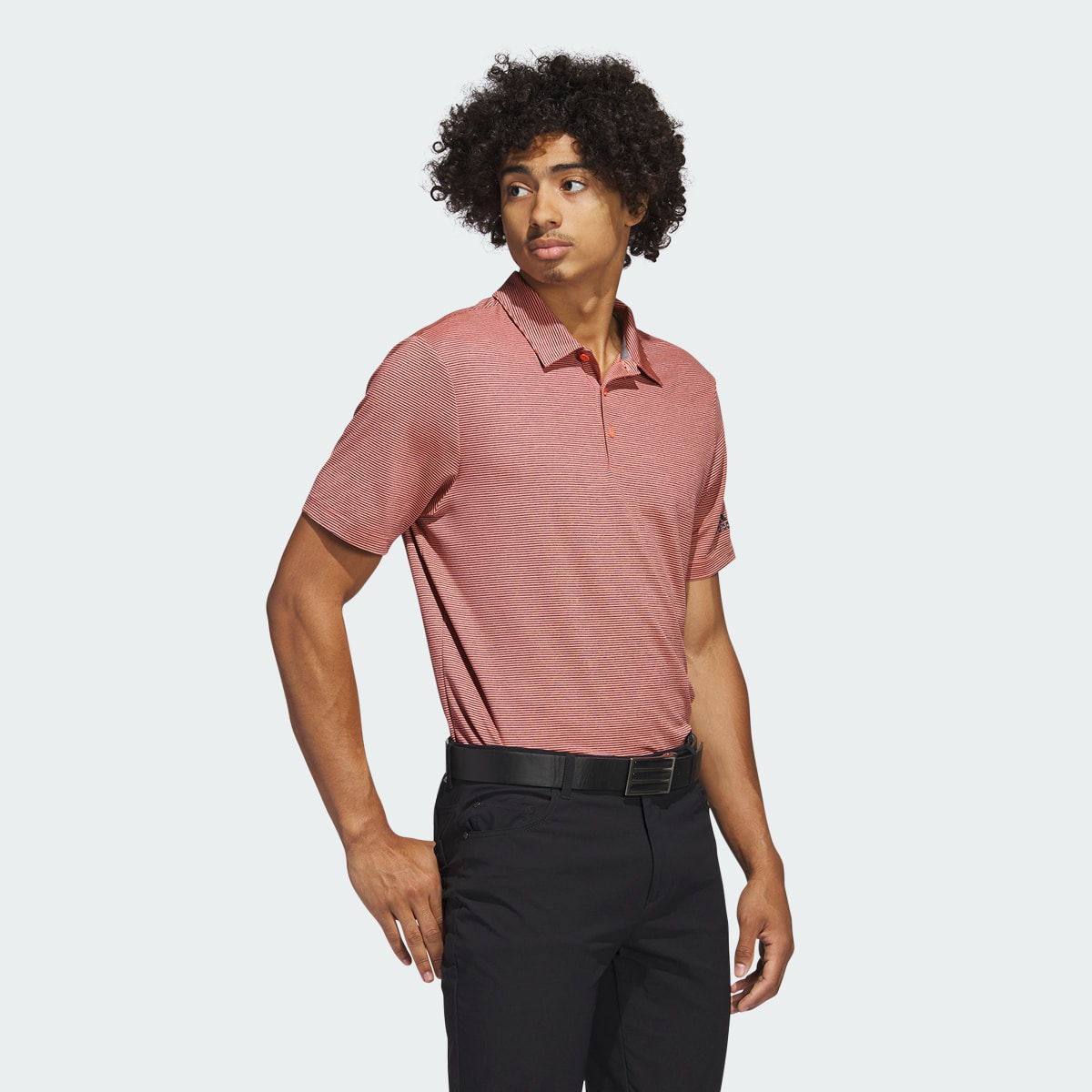 Adidas Ottoman Stripe Polo Shirt. 4