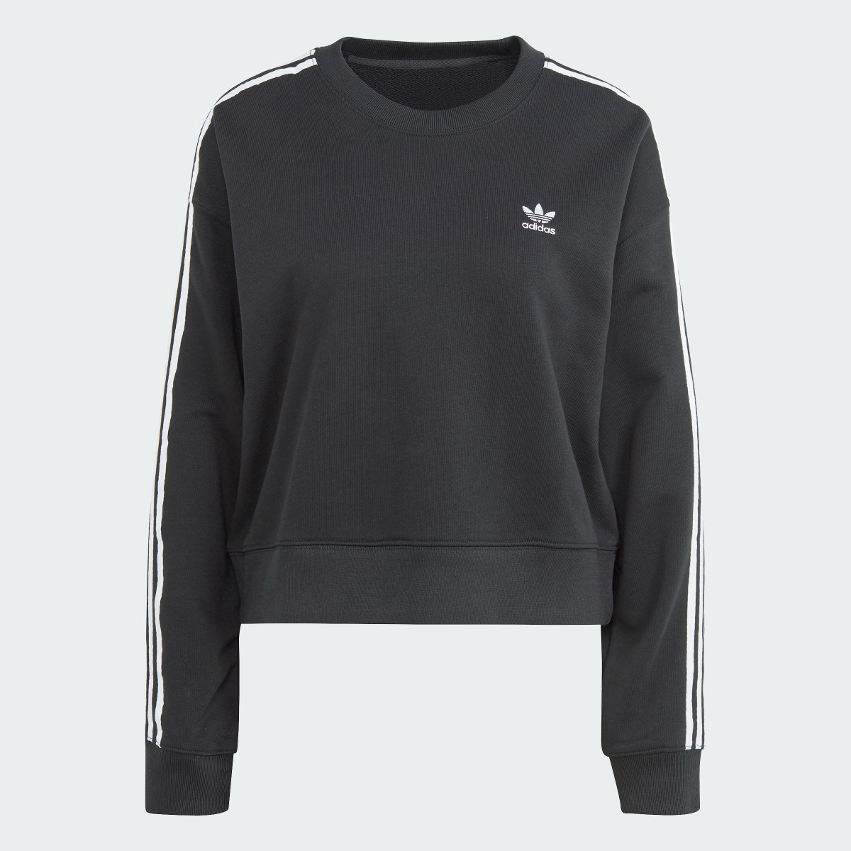 Adidas 3-Stripes Crew Sweatshirt. 4