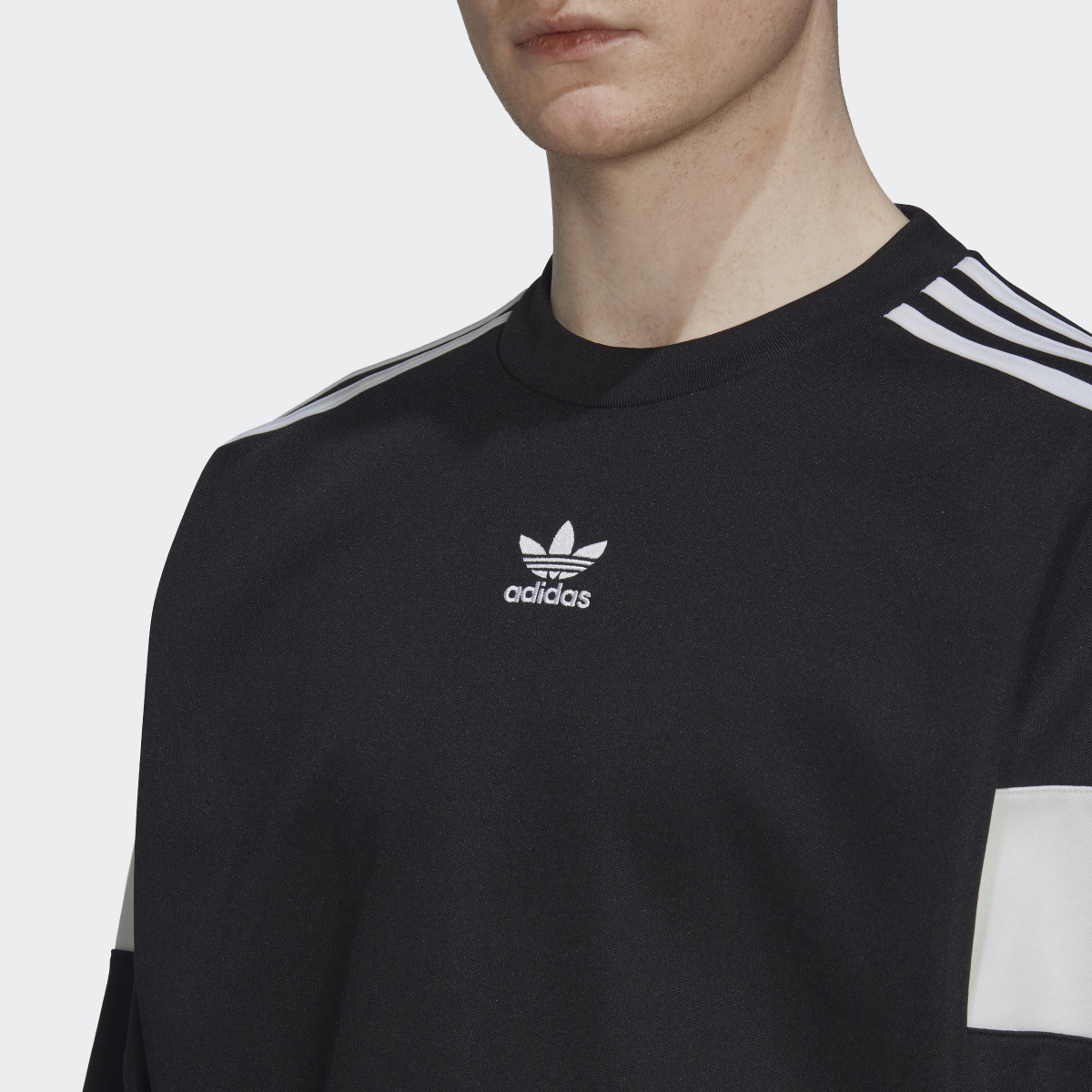 Adidas Adicolor Classics Cut Line Crew Sweatshirt. 6