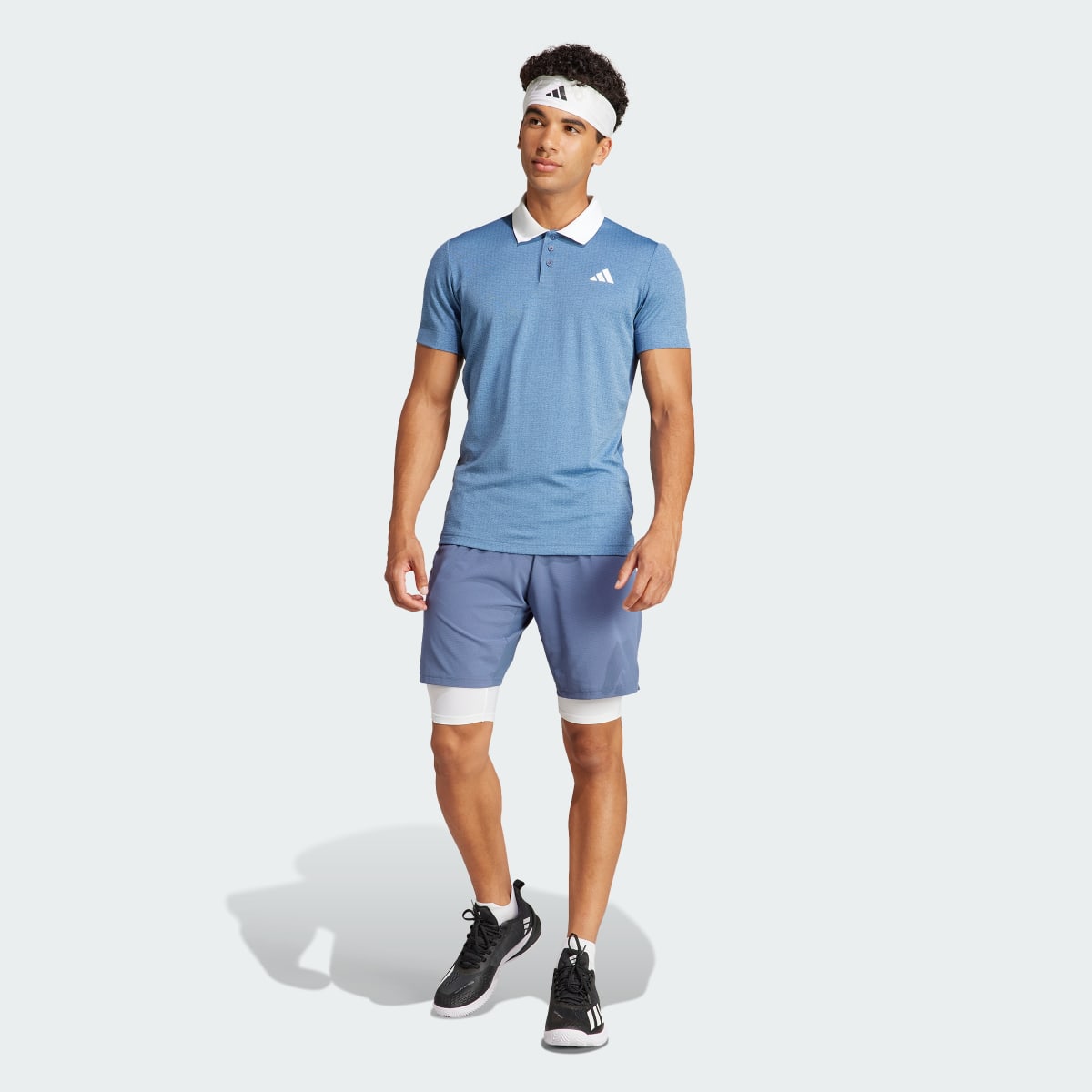 Adidas Playera Polo FreeLift para Tenis. 6