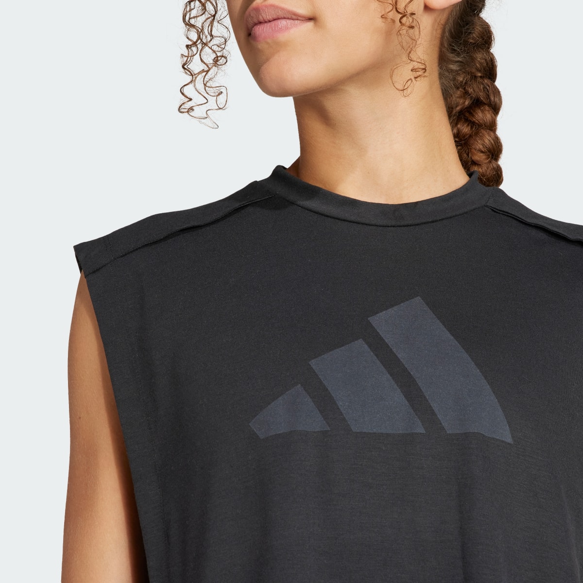 Adidas Camiseta sin mangas Power Performance Big Logo. 5