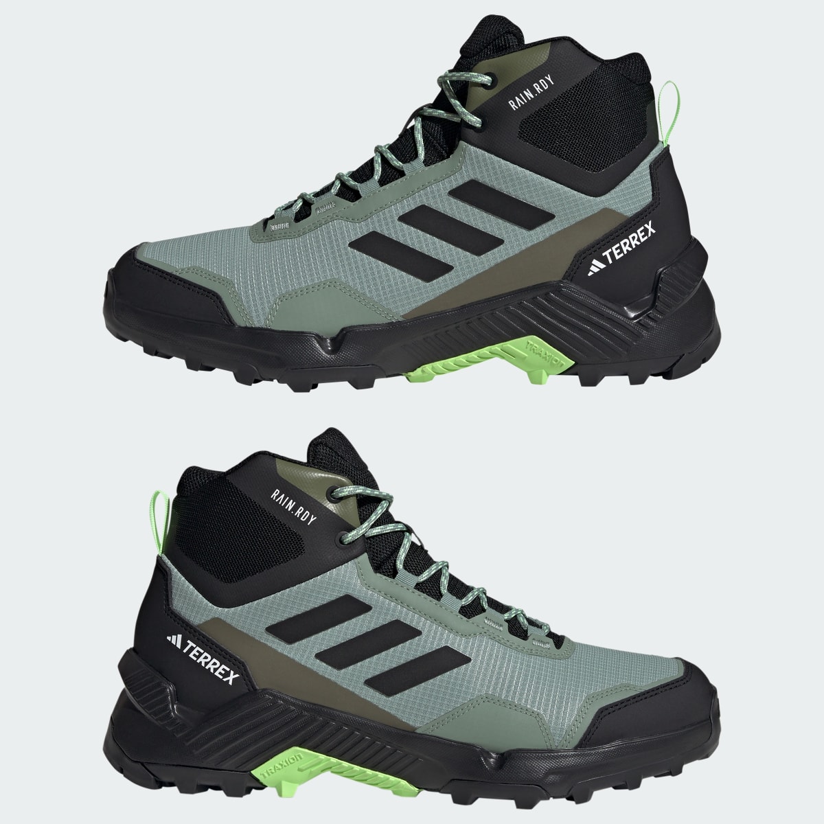 Adidas Eastrail 2.0 Mid RAIN.RDY Hiking Shoes. 9