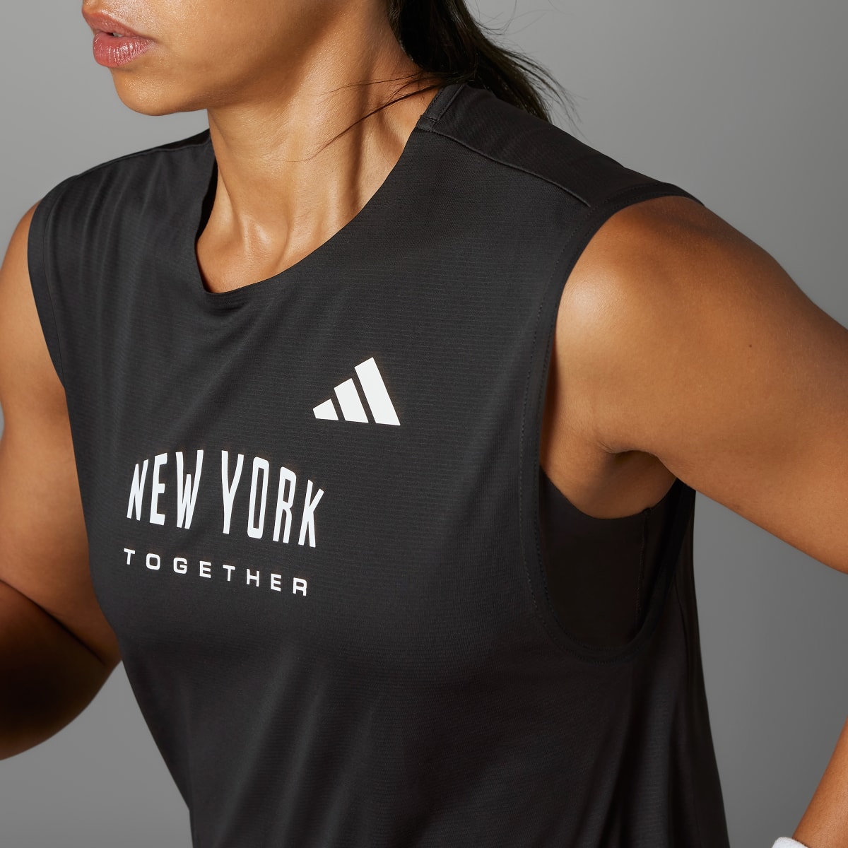 Adidas NYC Running Singlet (Gender Neutral). 6