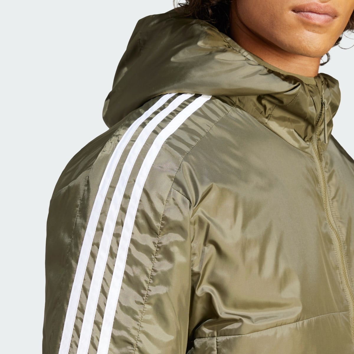 Adidas Essentials Insulated Hooded Jacket. 6