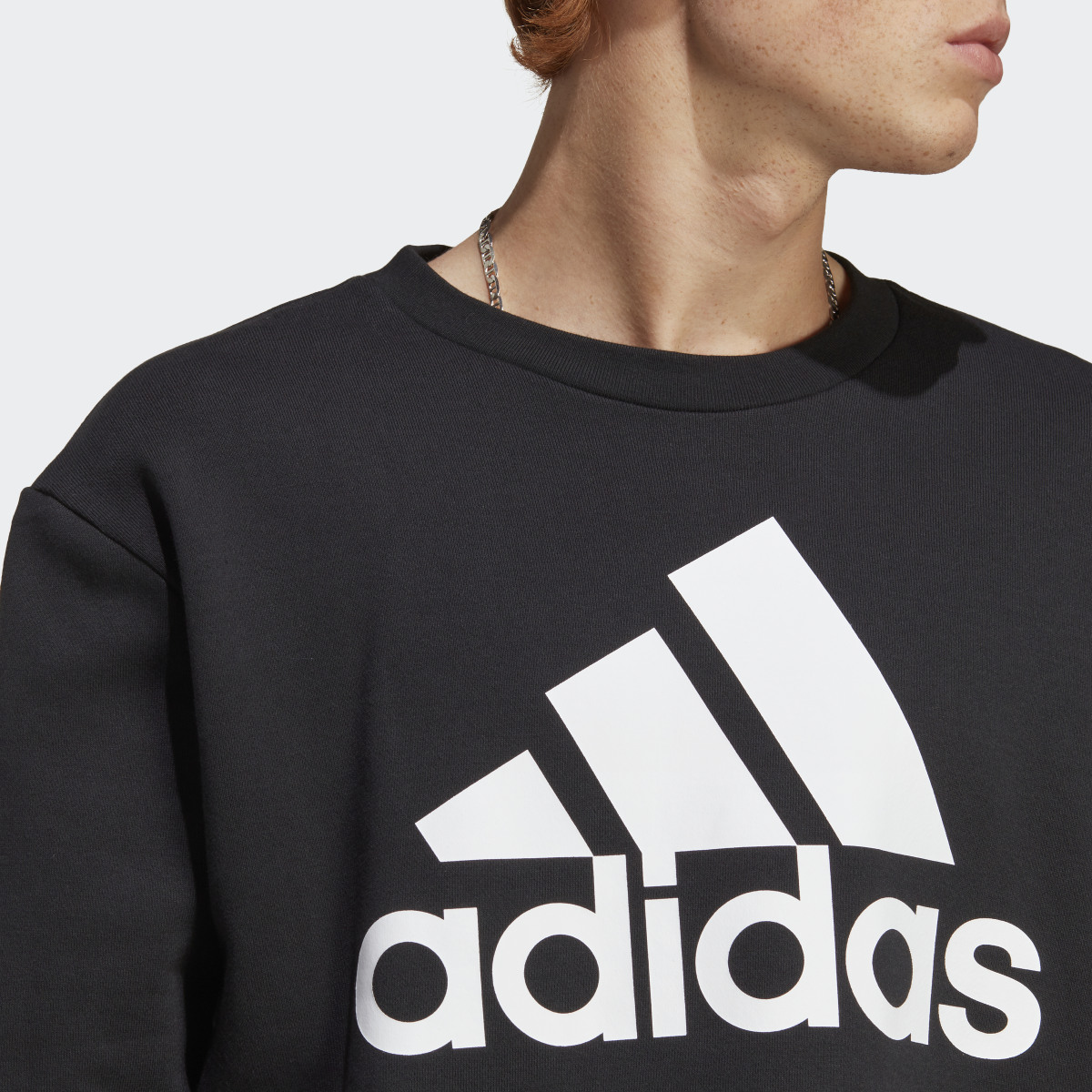 Adidas Essentials French Terry Big Logo Sweatshirt. 7