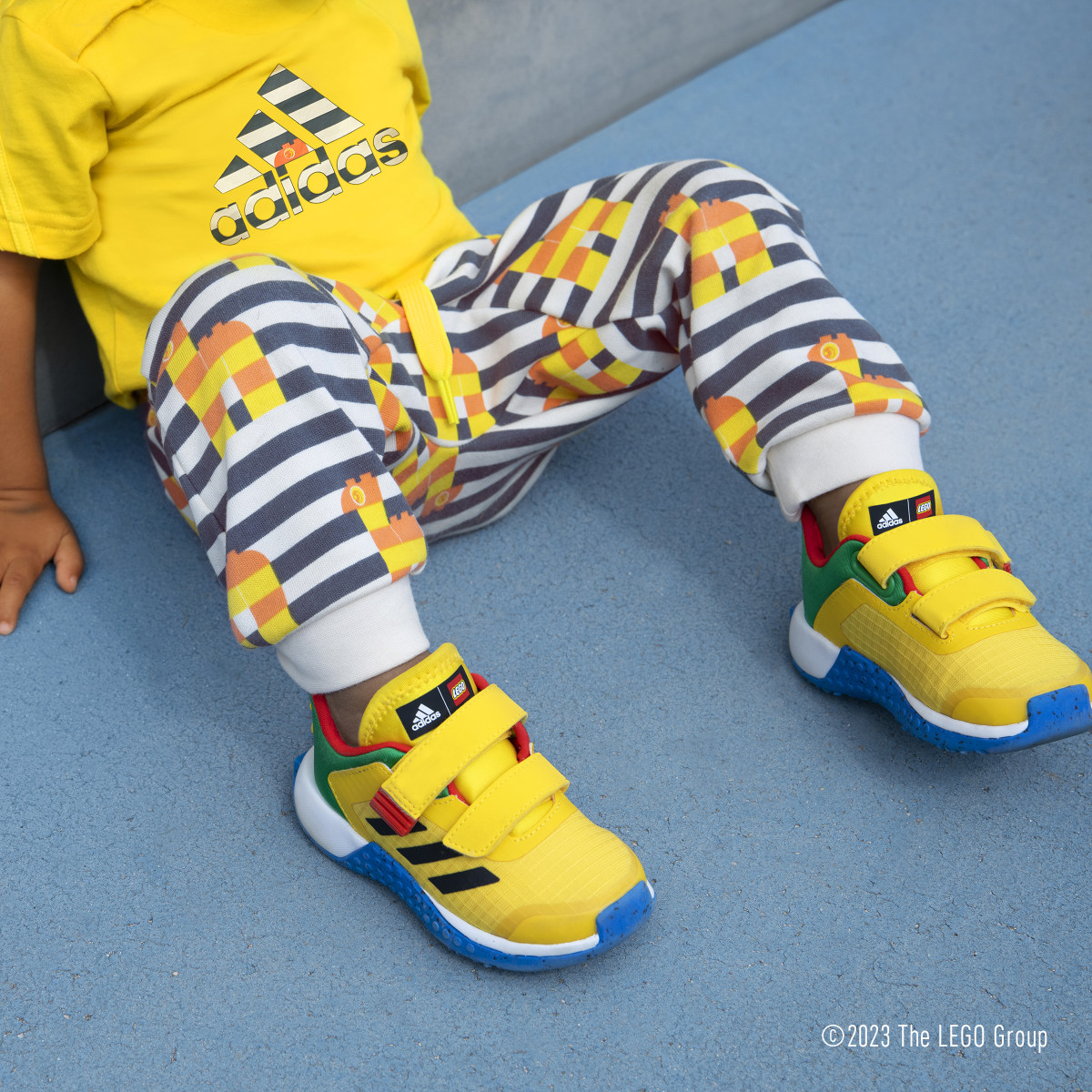 Adidas DNA x LEGO® Two-Strap Hook-and-Loop Shoes. 4