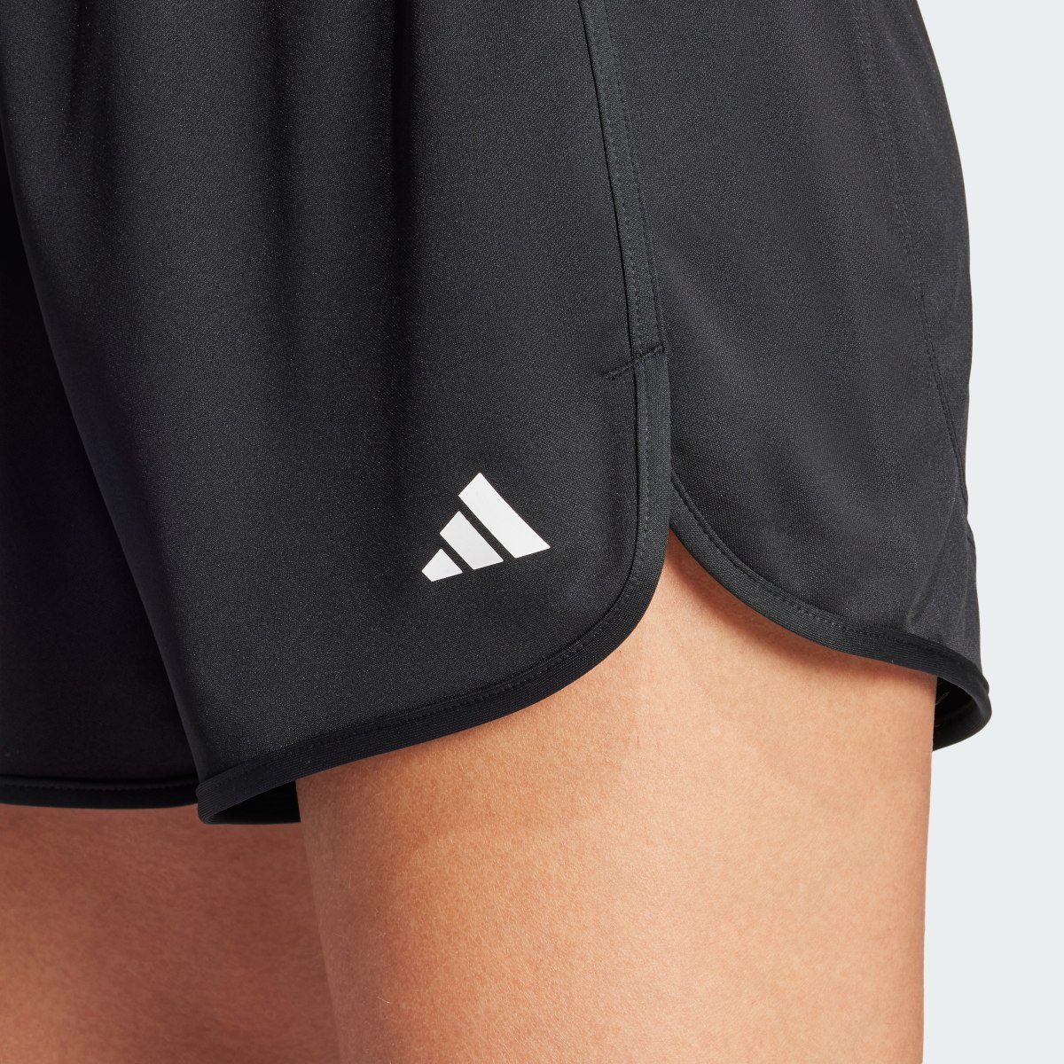 Adidas Pacer Essentials Knit High-Rise Shorts. 6