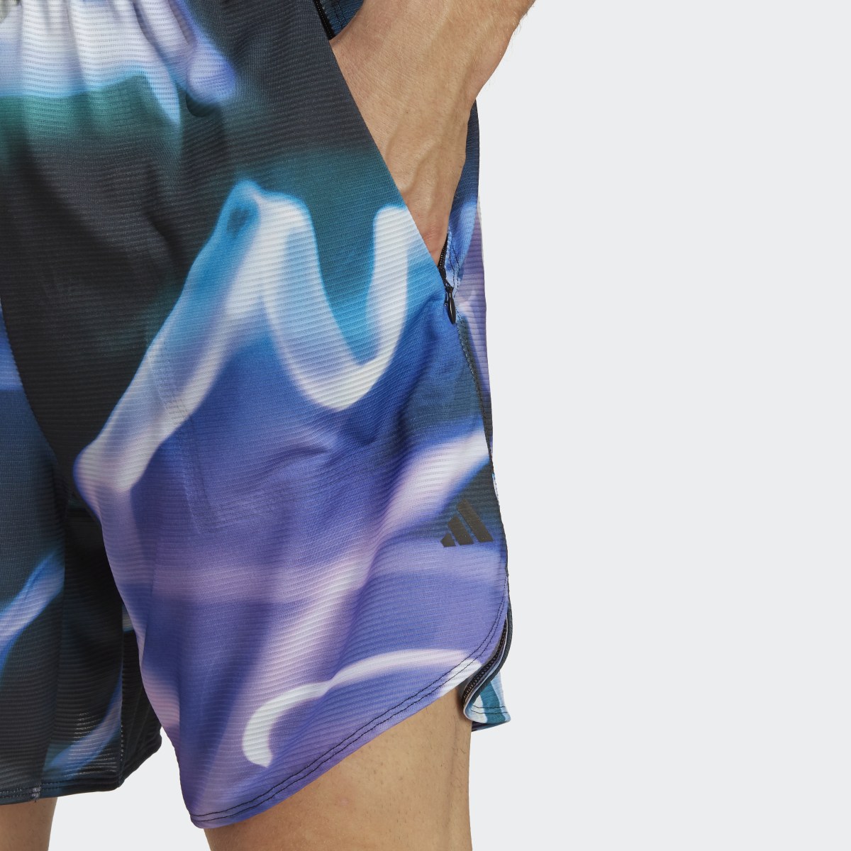 Adidas Short da allenamento Designed for Training HEAT.RDY HIIT Allover Print. 5