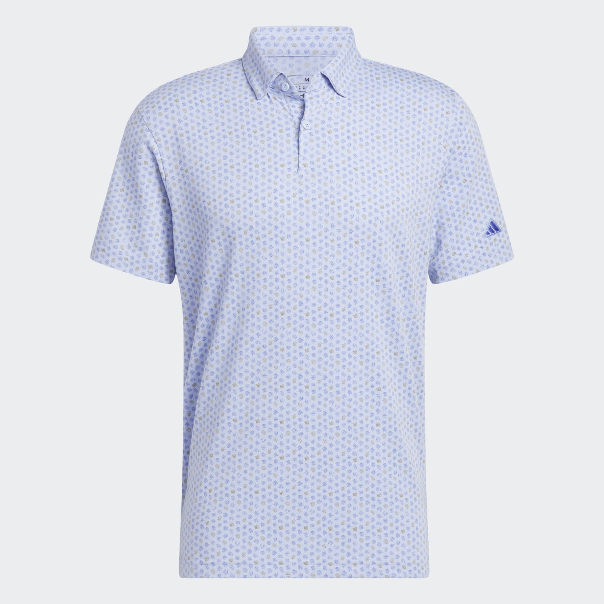 Adidas Go-To Print Golf Polo Shirt. 6