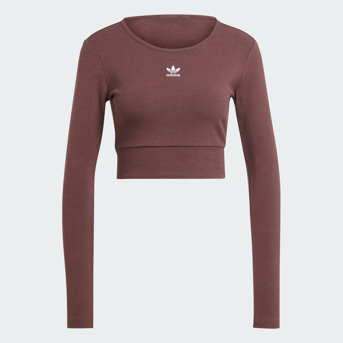 Adidas Essentials Rib Long Sleeve Tee. 5