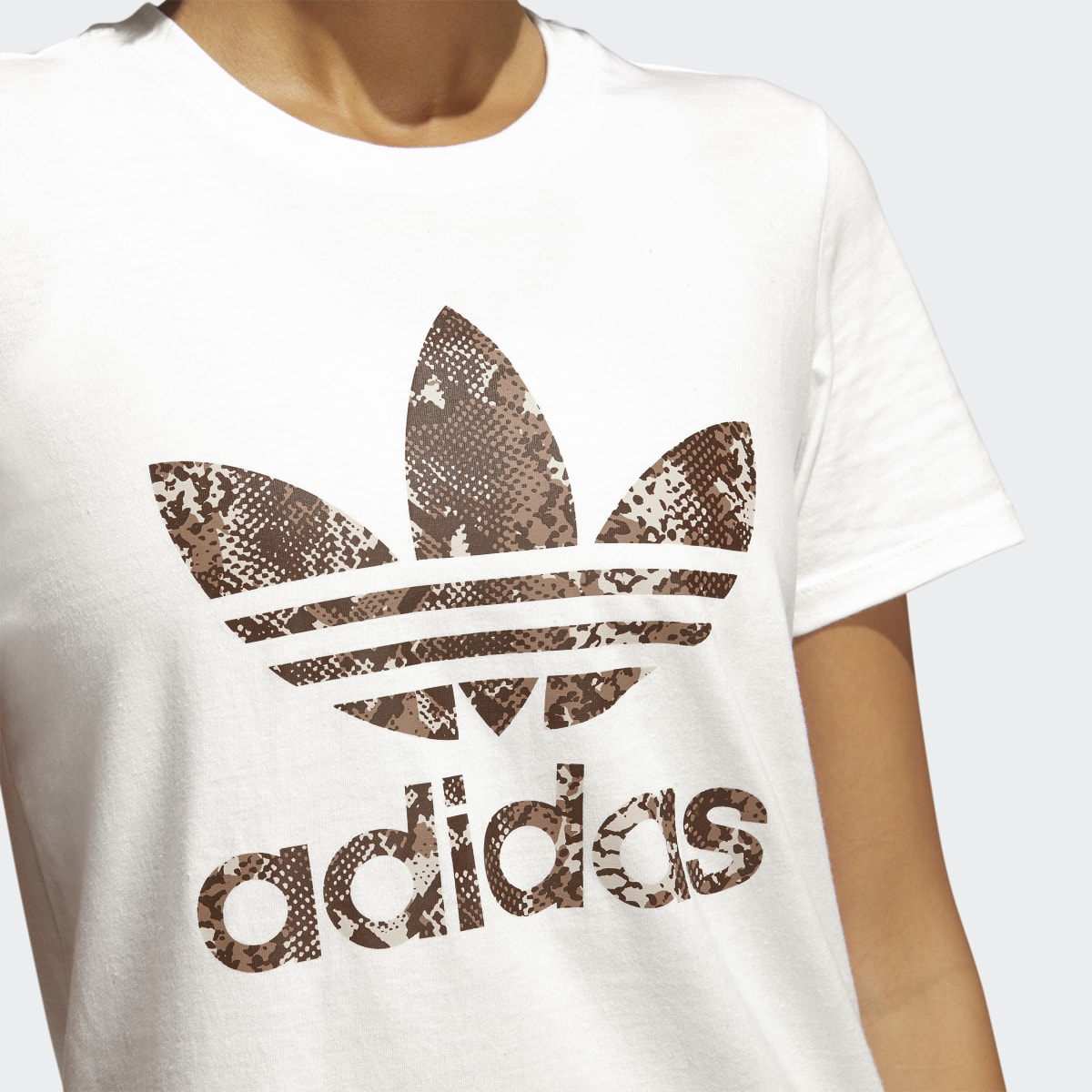 Adidas Snake Skin Trefoil Tee. 6