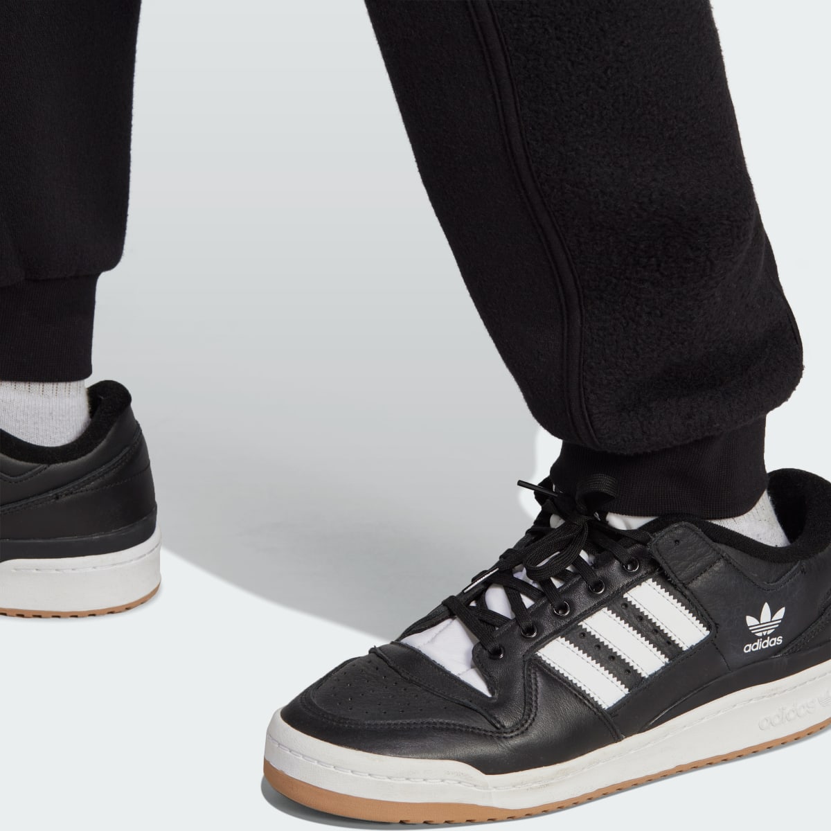 Adidas Trefoil Essentials+ Reverse Material Sweat Pants. 6