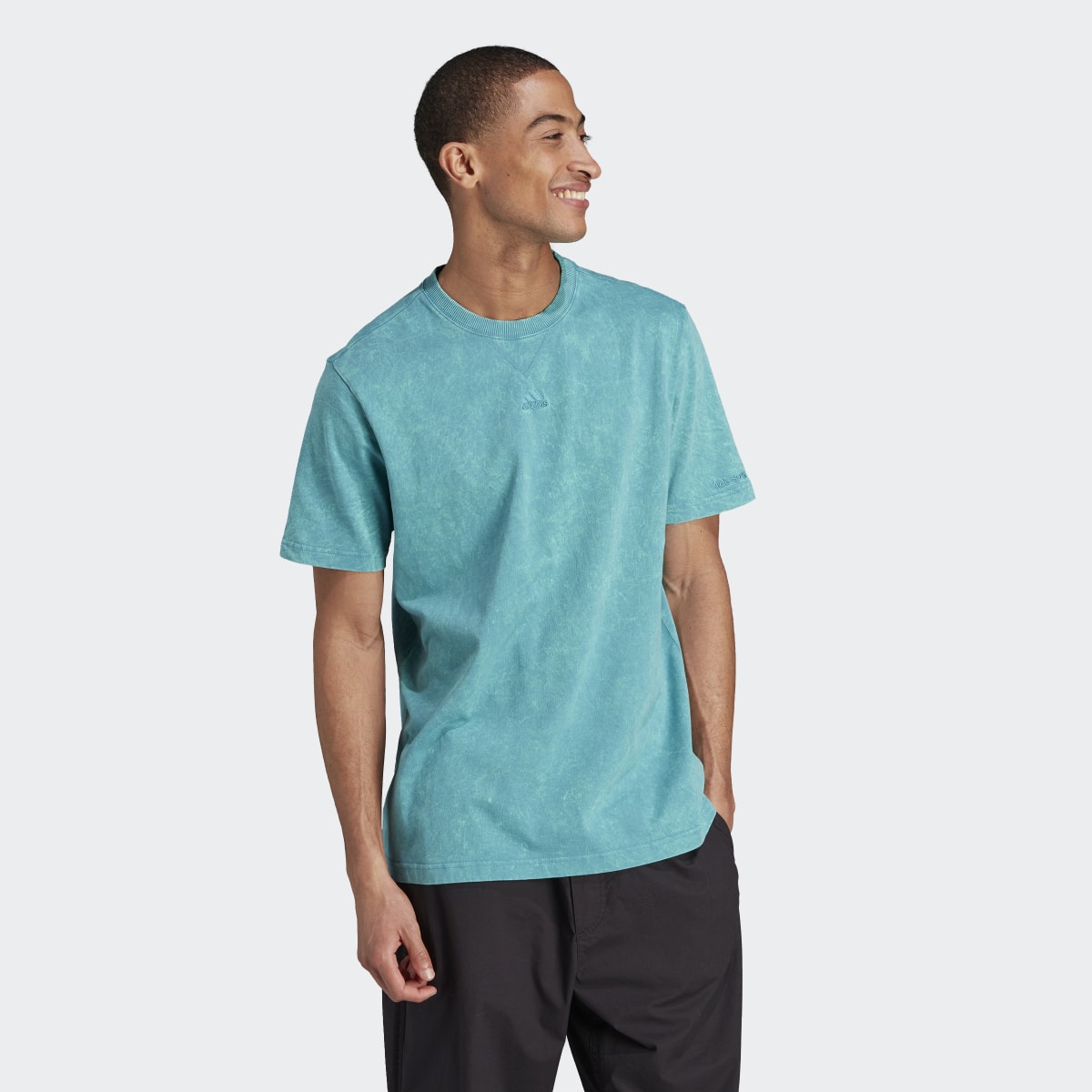 Adidas ALL SZN Garment-Wash Tee. 4