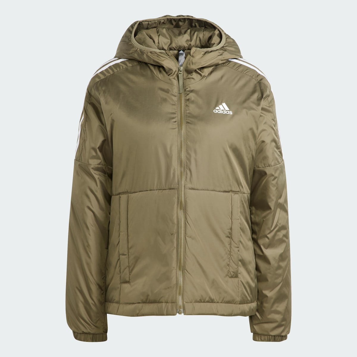 Adidas Essentials Insulated Hooded Jacket. 5