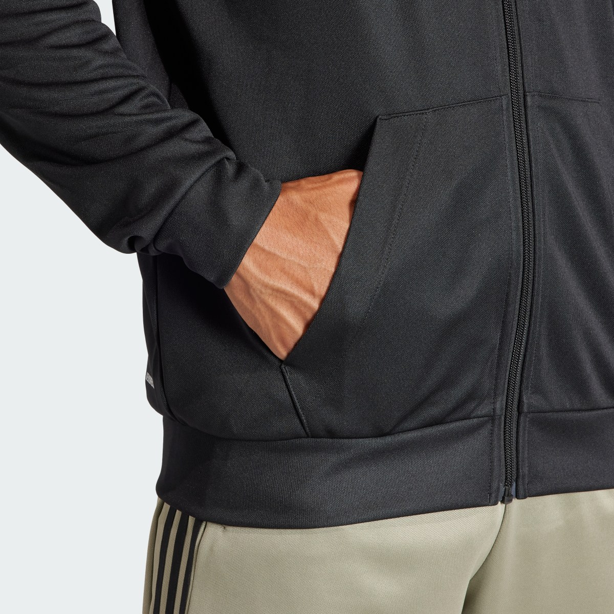 Adidas Train Essentials Seasonal Full-Zip Hoodie. 7