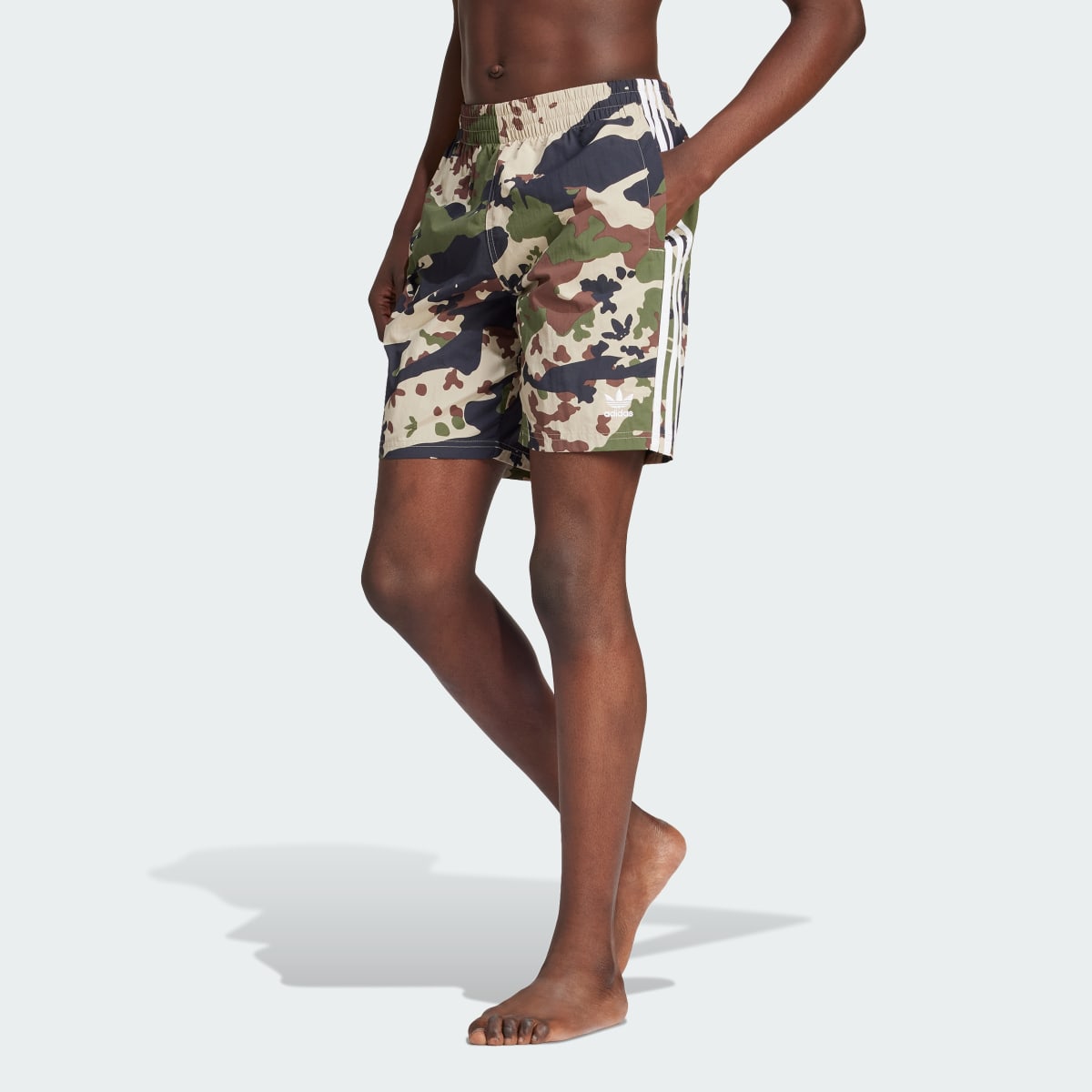 Adidas Camo Allover Print Swim Shorts IT8646